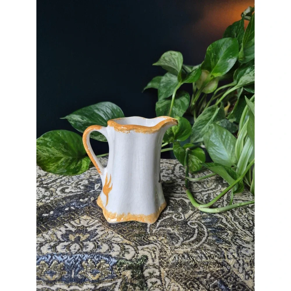 Vintage St Augustine Florida Oldest House Souvenir Creamer‎ Pitcher 4.25